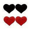 Love Market Σετ Αυτοκόλλητα Θηλών Love Market Hearts 2τμχ Διακοσμητικά Θηλών