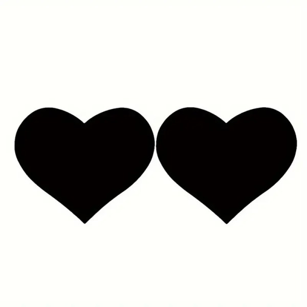 Nipple Stickers Set Love Market Hearts 2pcs Nipple Stickers Set Love Market Hearts 2pcs