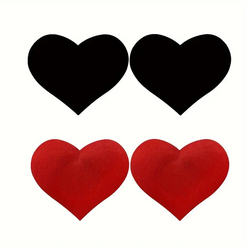 Love Market Σετ Αυτοκόλλητα Θηλών Love Market Hearts 2τμχ Διακοσμητικά Θηλών
