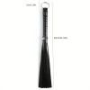 Love Market PU Leather Flogger with Hoop Love Market Black Floggers & Paddles