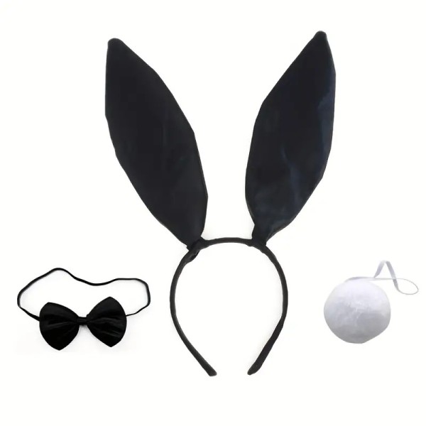 Σετ Playboy Bunny Μαύρο Σετ Playboy Bunny Μαύρο