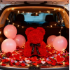 Love Market Rose Teddy Bear Red Party Gags