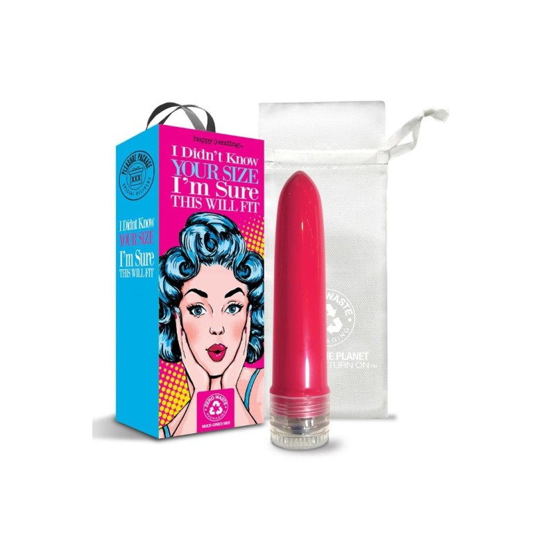 Global Novelties Mini Vibrator Global Novelties I Didnt Know Your Size Red Classic