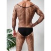 Love Market Long Sleeve Fishnet Bodystocking Black Bodies