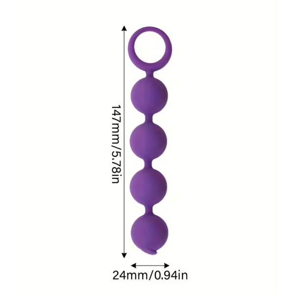 Anal Beads Love Market Chain Purple Anal Beads Love Market Chain Purple