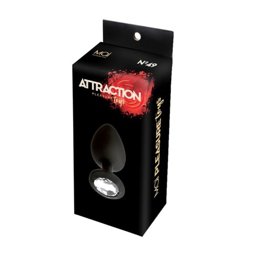 Πρωκτική Σφήνα Με Κόσμημα Mai Pleasure Toys No.49 Large Διάφανη Πρωκτική Σφήνα Με Κόσμημα Mai Pleasure Toys No.49 Large Διάφανη