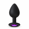 Love Market Butt Plug With Jewel Medium Purple Jewelled butt plugs