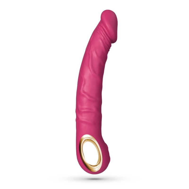 Crushious Realistic Vibrator Crushious Magnus Bend 22.5cm Pink Realistic