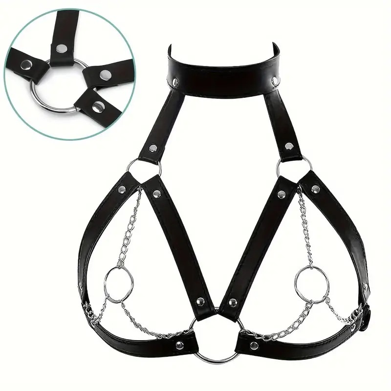 Love Market Ρυθμιζόμενο Harness Agnar Μαύρο Harnesses