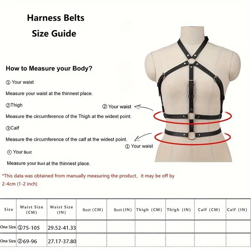 Love Market Adjustable Harness Amira Black Harnesses