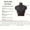 Love Market Adjustable Harness Nena Black Harnesses