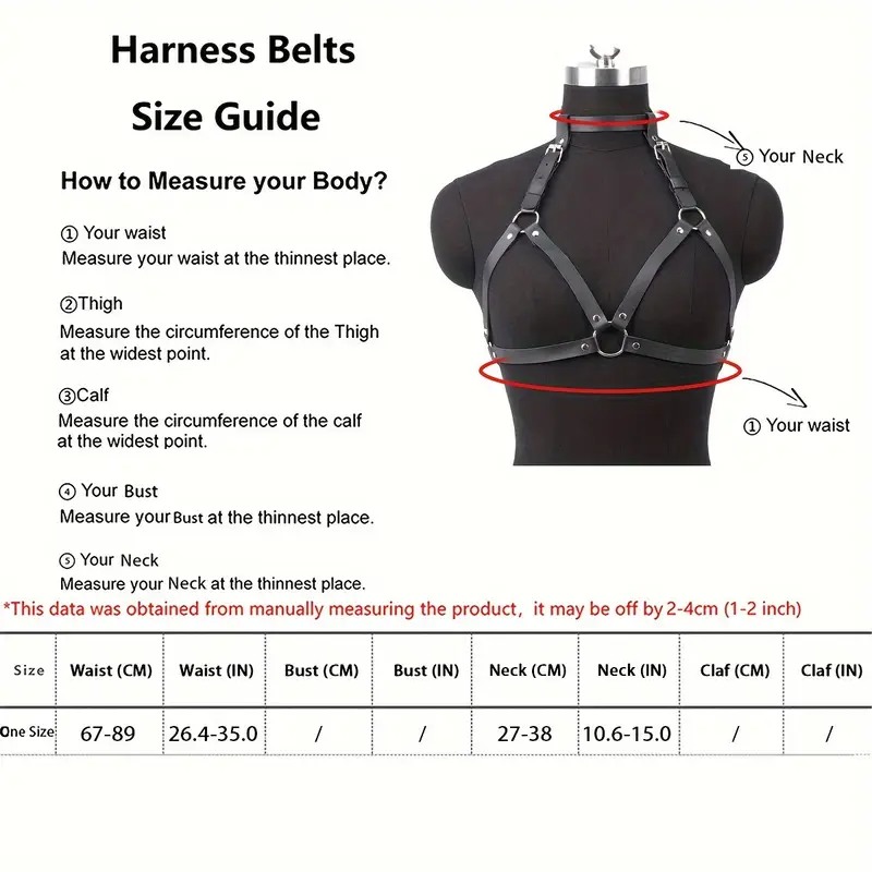 Love Market Adjustable Harness Nena Black Harnesses