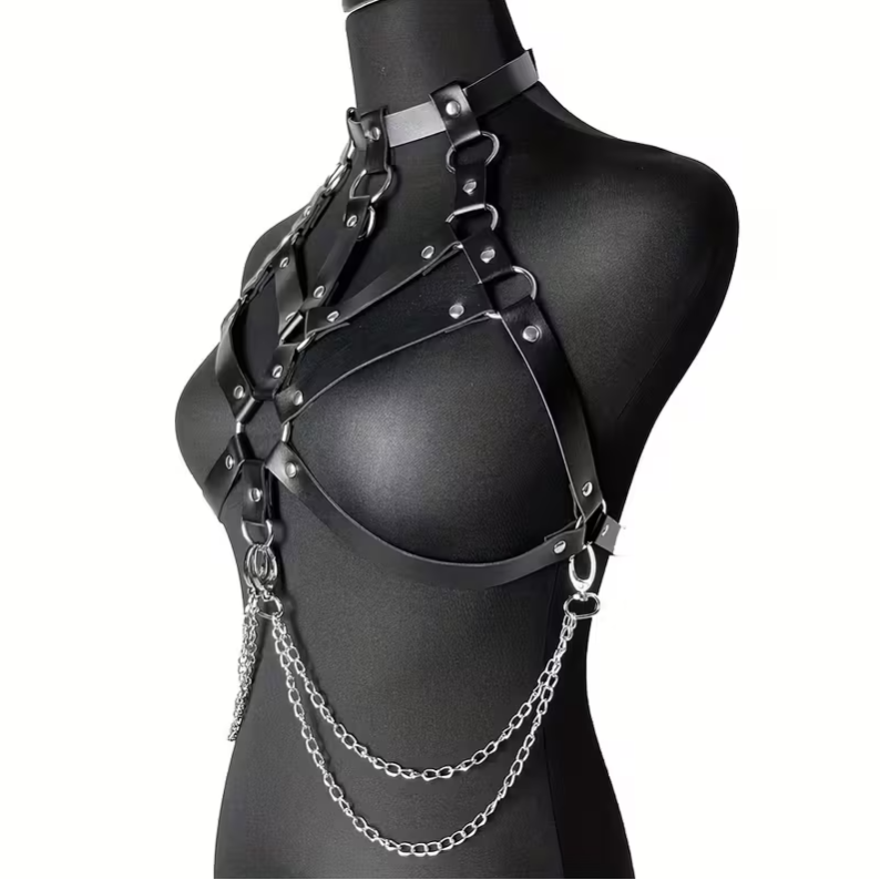 Love Market Ρυθμιζόμενο Harness Idith Μαύρο Harnesses