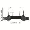 Love Market Ρυθμιζόμενος Κορσές Δερματίνης Μαύρος Harnesses