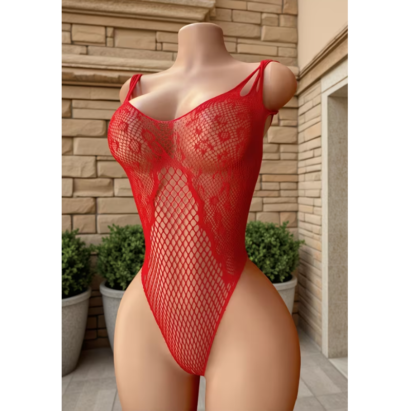 Fishnet Body Bora Red