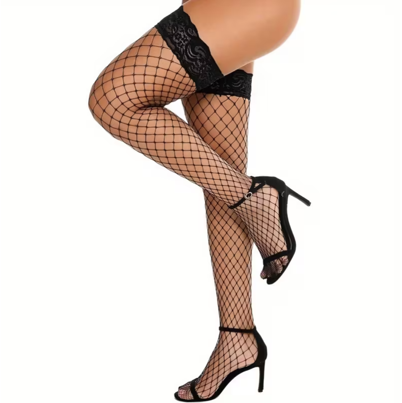 Fishnet Socks Love Market Netty 3pcs Black