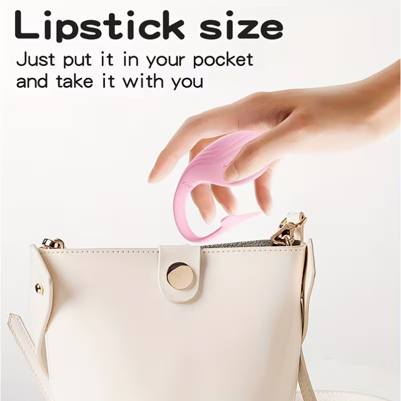 Vibrating Smart Egg With APP Control Whale Pink