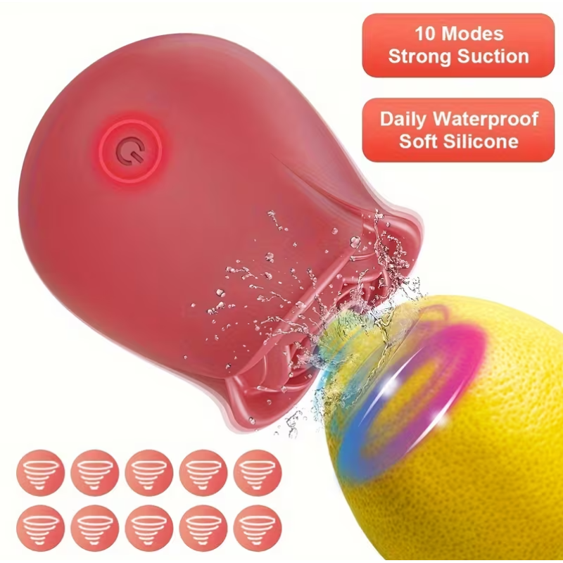 Clitoral Vibrator Love Market Rose Pink