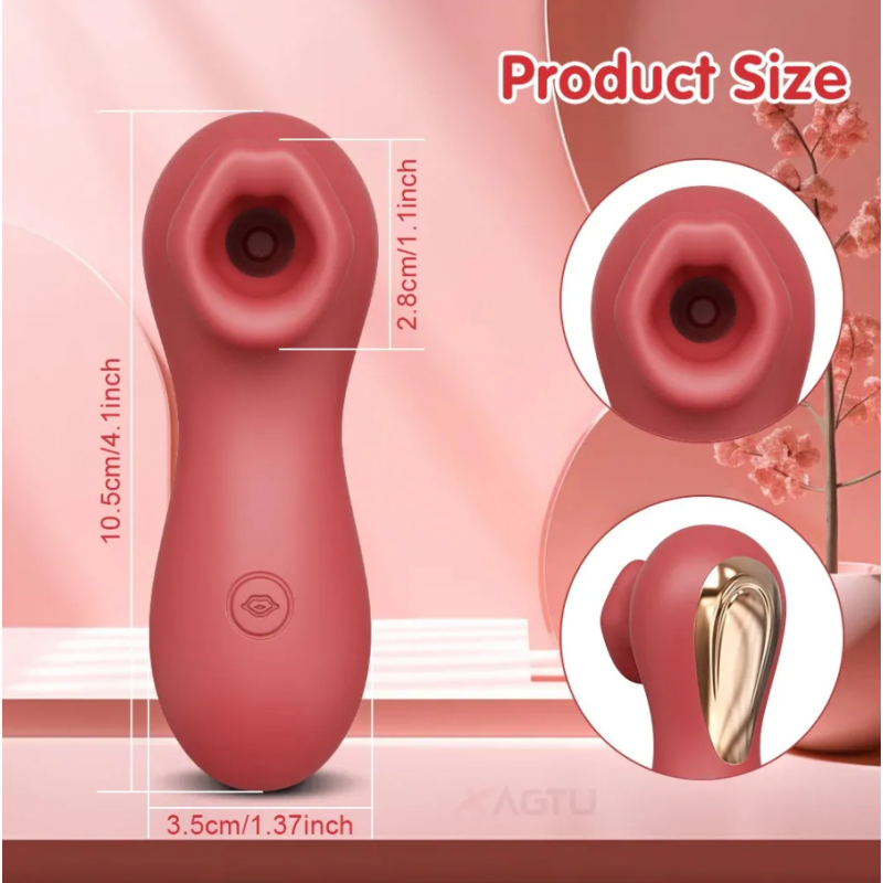 Κλειτοριδικός Δονητής Love Market Lipsy Κόκκινος Κλειτοριδικός Δονητής Love Market Lipsy Κόκκινος