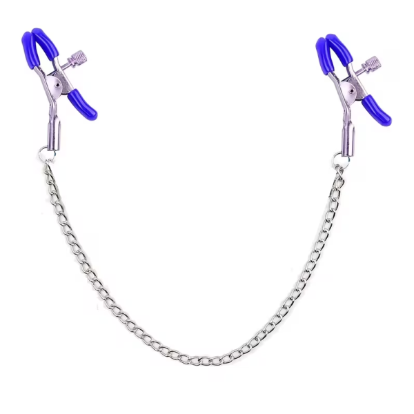 Σφιγκτήρες Θηλών με Αλυσίδα Flirting Μπλε Σφιγκτήρες Θηλών με Αλυσίδα Flirting Μπλε