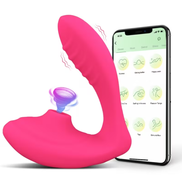 Αναρροφητής Αιδοίου και Δονητής Σημείου Love Market Mary Ροζ