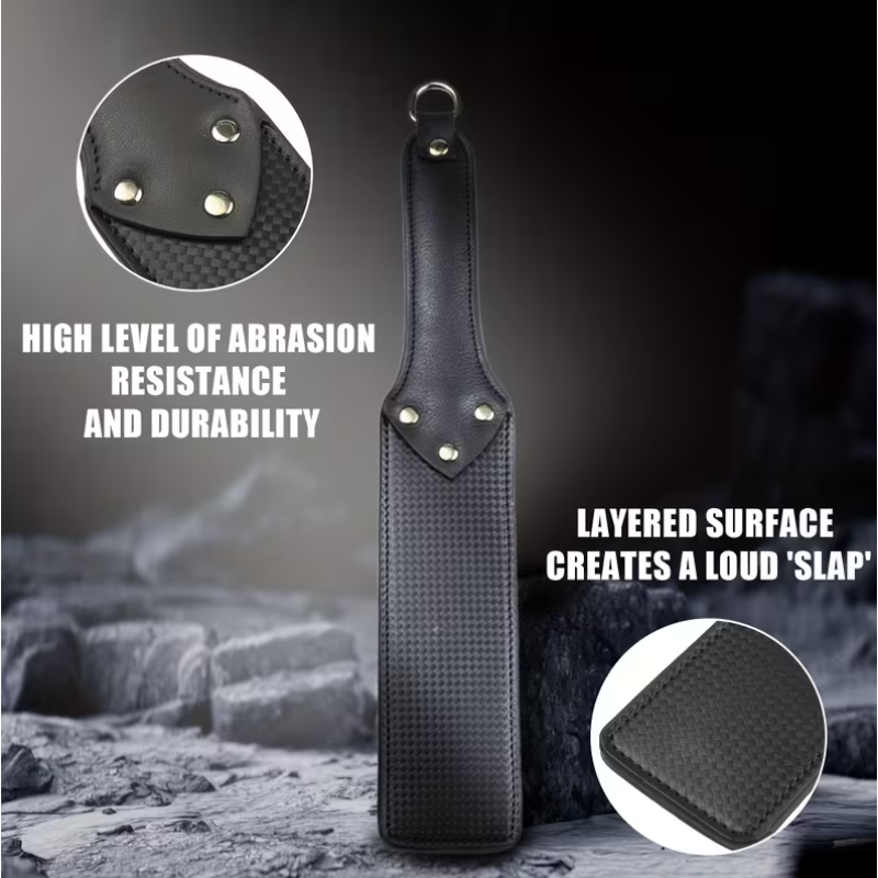 Paddle Δερματίνης Love Market Sting & Thud Μαύρο