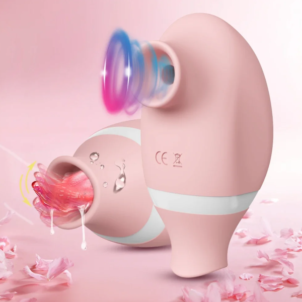 Κλειτοριδικός Δονητής 2 σε 1 Love Market Pearl Μπεζ