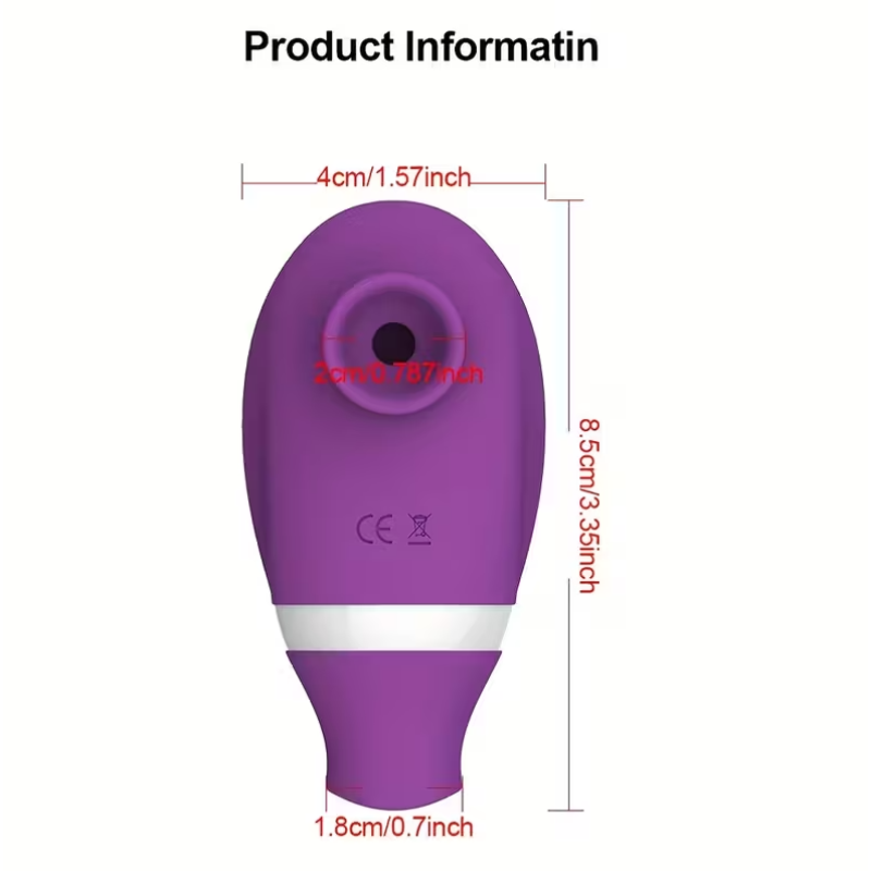 Κλειτοριδικός Δονητής 2 σε 1 Love Market Pearl Μοβ