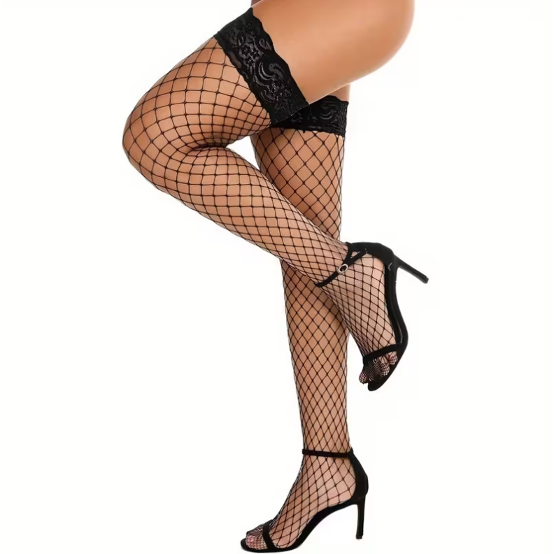 Love Market Σετ Διχτυωτές Κάλτσες Love Market Netty 3τμχ Κάλτσες