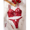 Love Market Lingerie Set Love Market Valentina Red Underwear Set