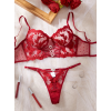 Love Market Lingerie Set Love Market Valentina Red Underwear Set