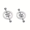 Love Market Nipple Clamps Love Market Bulb Silver Nipple Clamps
