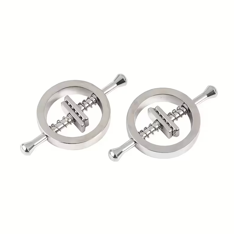Love Market Nipple Clamps Love Market Diamond Silver Nipple Clamps