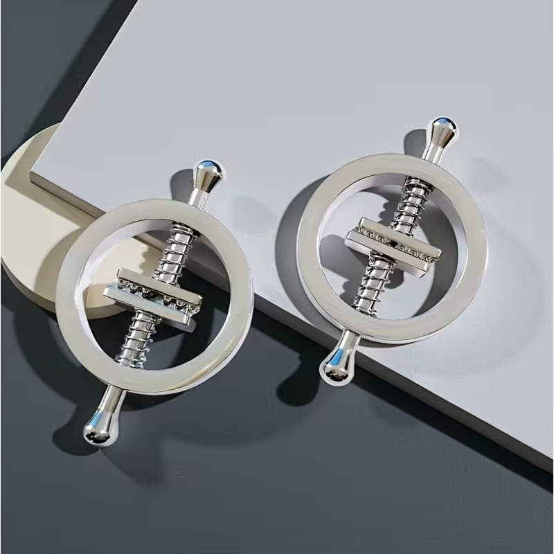 Love Market Nipple Clamps Love Market Diamond Silver Nipple Clamps