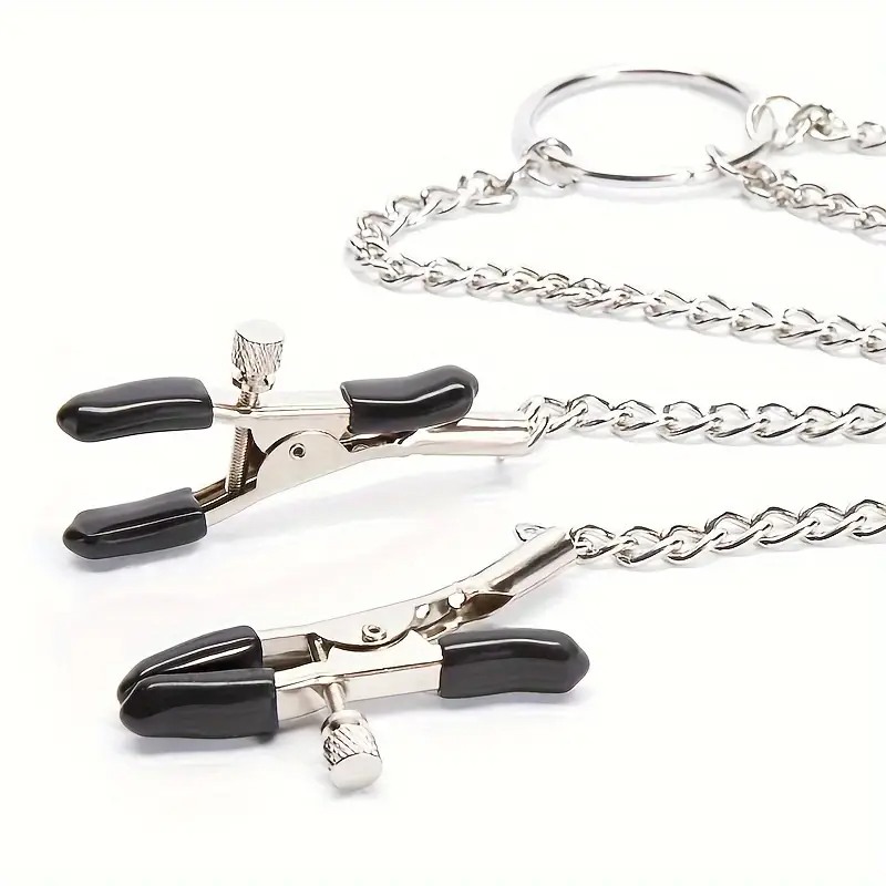 Love Market Nipple and Clit Clamps Love Market Silver Nipple Clamps