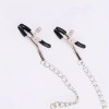 Love Market Classic Nipple Clamps With Chain Flirting Black Nipple Clamps