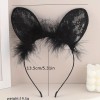 Love Market Στέκα με Αυτιά Γάτας Μαύρη Chokers & Στέκες