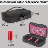 Love Market Lockable Sex Toy Storage Bag Black Storage Bags