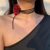 Love Market Choker with Rose Red Chokers & Hairbands