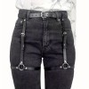 Love Market Ζαρτιέρα Harness Ρυθμιζόμενη Goth Μαύρη Harnesses