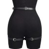 Love Market Ζαρτιέρα Harness Ρυθμιζόμενη Goth Μαύρη Harnesses