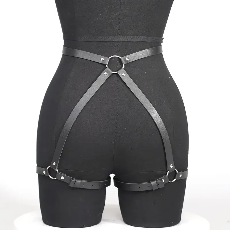 Love Market Ζαρτιέρα Harness Ρυθμιζόμενη Mia Μαύρη Harnesses
