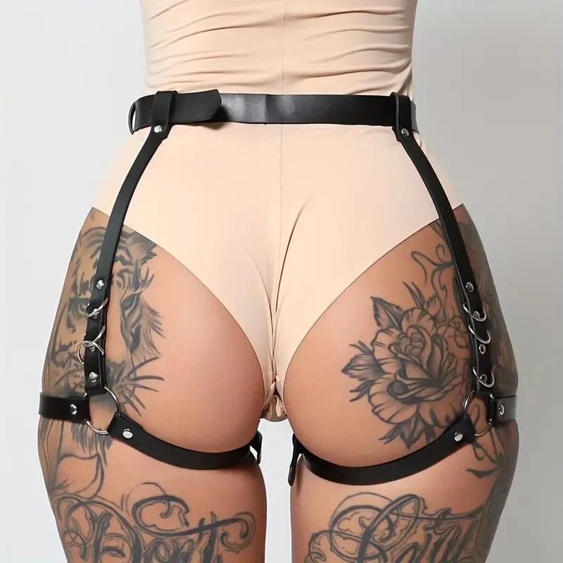Love Market Ζαρτιέρα Harness Ρυθμιζόμενη Sira Μαύρη Harnesses
