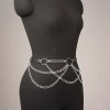 Love Market Ζώνη Harness με Αλυσίδες Μαύρη Harnesses