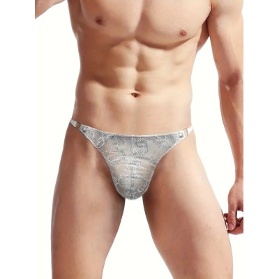 Mens String Floral Chic White Mens String Floral Chic White
