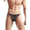 Mens String Floral Chic Black