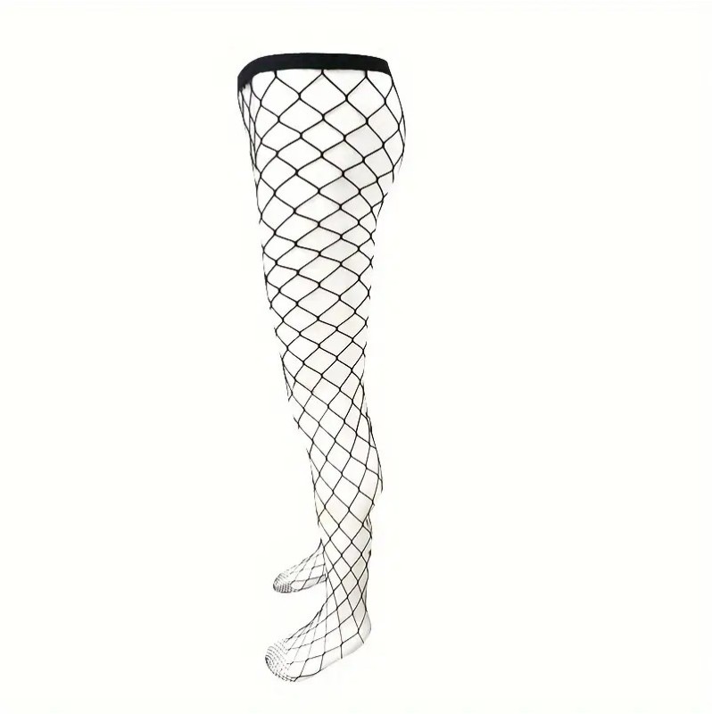 Mens Fishnet Pantyhose Pleasure Black