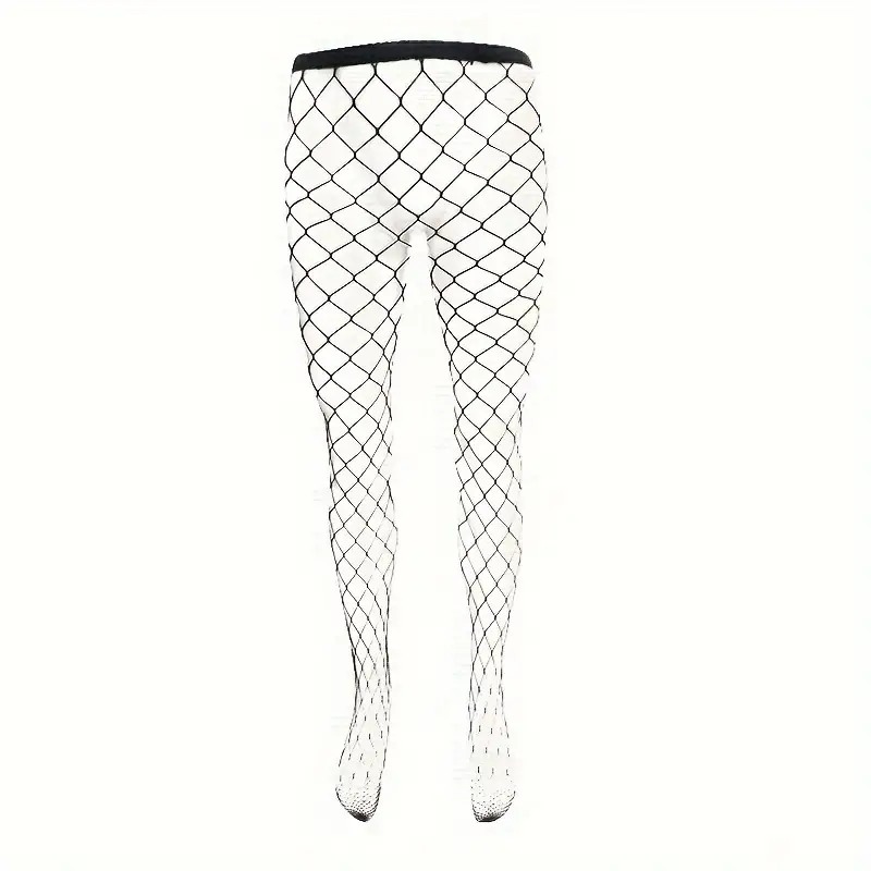 Mens Fishnet Pantyhose Pleasure Black
