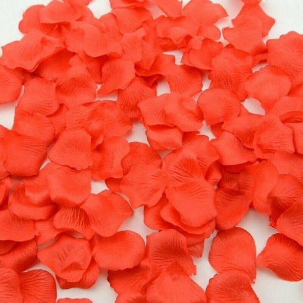 Artificial Rose Petals Red 100pcs 