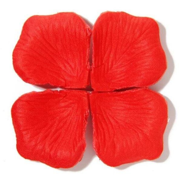 Artificial Rose Petals Red 100pcs 
